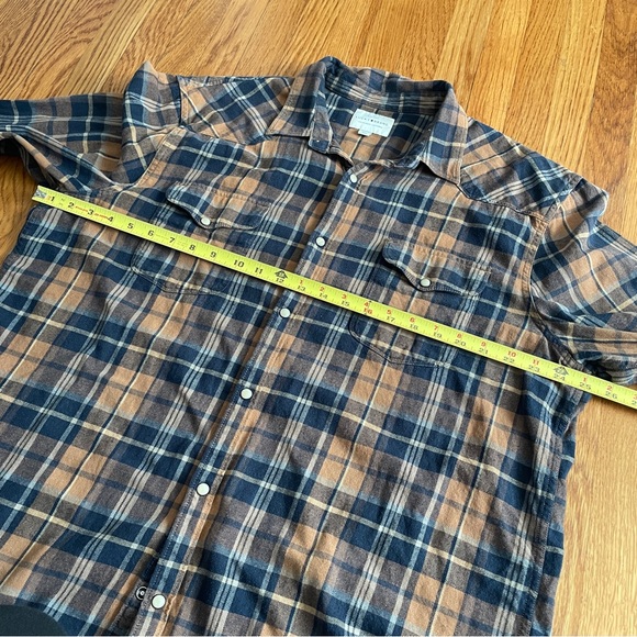 Lucky Brand Men's country western Plaid flannel Button-Down Shirt XL - Picture 4 of 8
